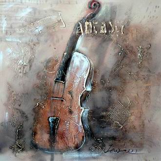 Musical Instrument oil painting